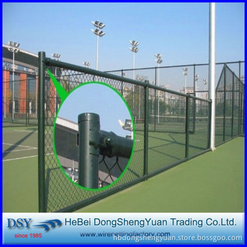 Sports ground chain link fence/Hot Dipped Galvanized Farm Fencing Chain Link Fence/cheap galvanized pvc